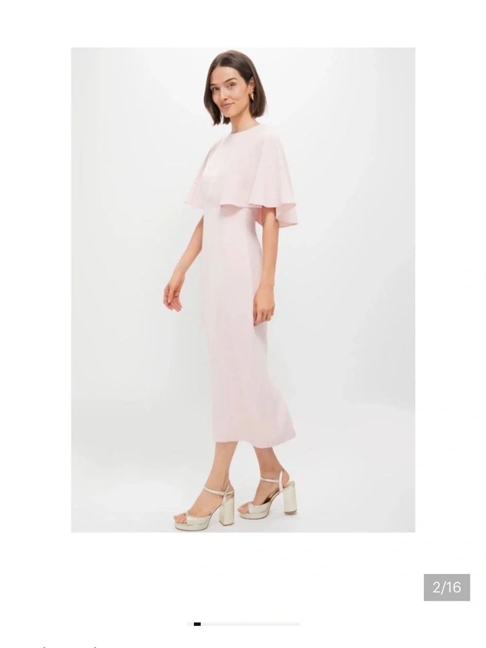 Tuckernuck | Pomander Place • Leah Cape Maxi Dress Pink - Picture 7 of 11